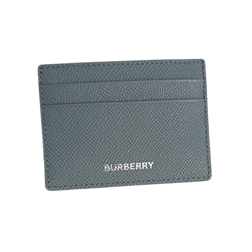 BURBERRY - Sandon Business Grained Leather  - Porte carte gris