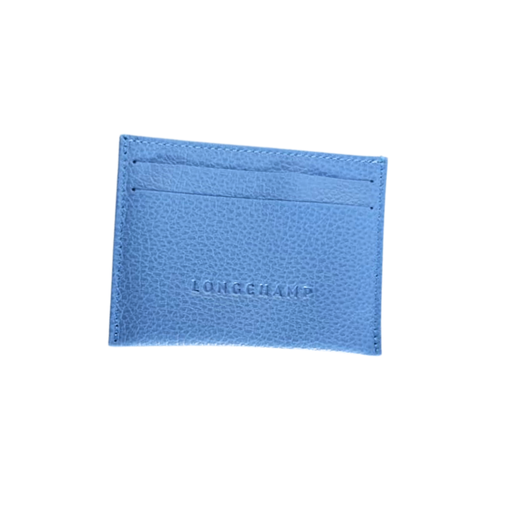 LONGCHAMP - "Foulonné" - Porte-carte bleu